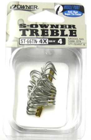 Owner Hooks - ST-66 Treble Packs -Ray & Anne's Tackle & Marine site