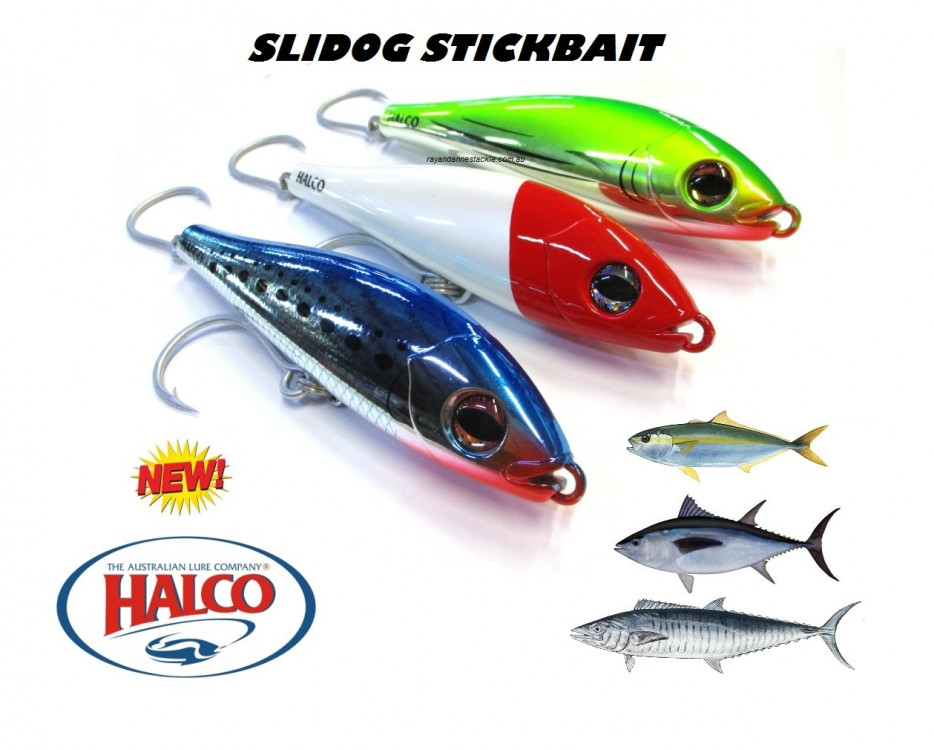 Halco Slidog 150 Stickbait Lures - Only $19.95 -Ray & Anne's Tackle &  Marine site