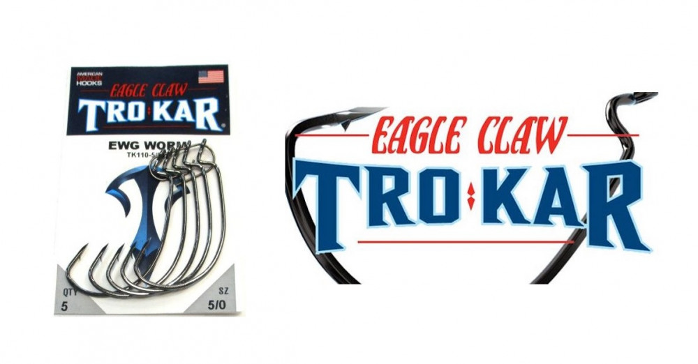 Eagle Claw Tro Kar EWG Worm Hooks - $9.95 -Ray & Anne's Tackle & Marine site