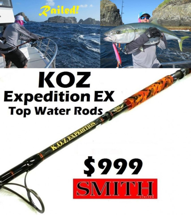 Smith LTD KOZ Expedition Top Water Rods - $999 -Ray & Anne's Tackle &  Marine site