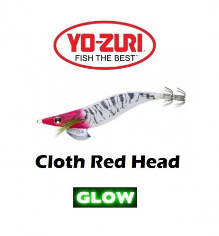 Yo-Zuri Red Head LRH Cloth Covered Squid Jigs - Size 2.5, .3.0 & 3.5 -Ray &  Anne's Tackle & Marine site