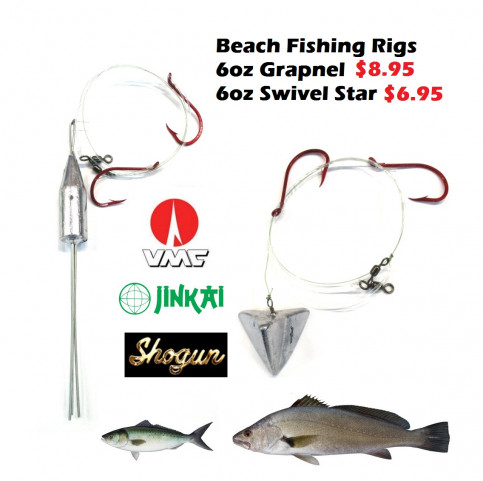 Beach / Surf Fishing Trace / Rigs - Mulloway Salmon etc -Ray & Anne's  Tackle & Marine site