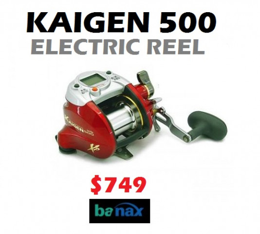 Banax Kaigen 500 Electric Reel - Only $749 -Ray & Anne's Tackle