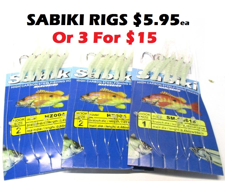 Lumo Sabiki Rigs - $5.95ea or 3 for $15 -Ray & Anne's Tackle & Marine site