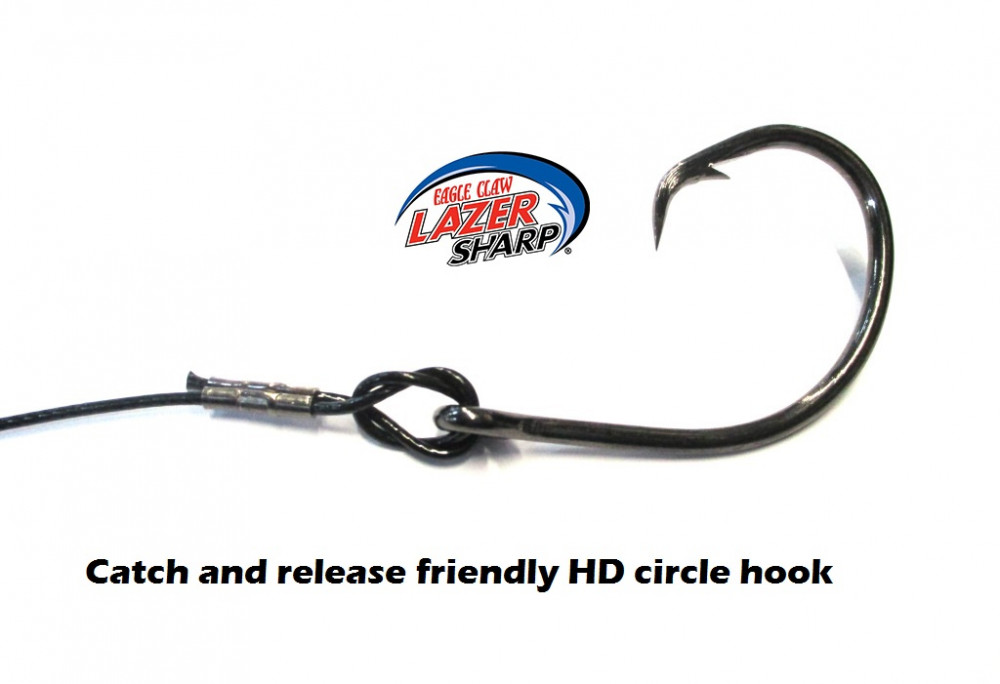 Shark Traces - Heavy Duty Circle Hooks - 2m - 400lb From $12.95