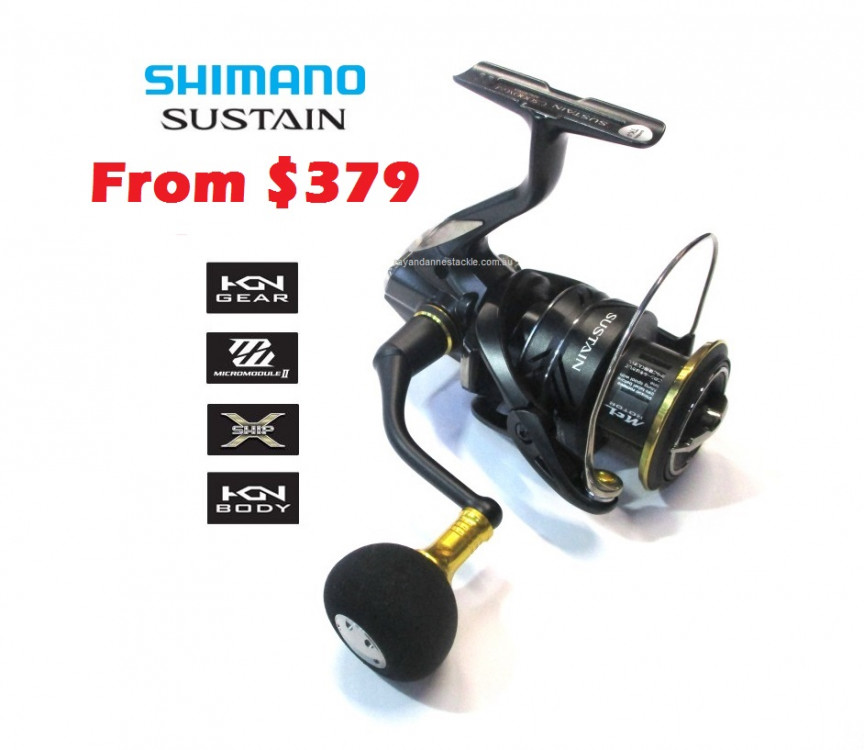 Shimano Sustain FJ Reels - From $379 -Ray & Anne's Tackle & Marine