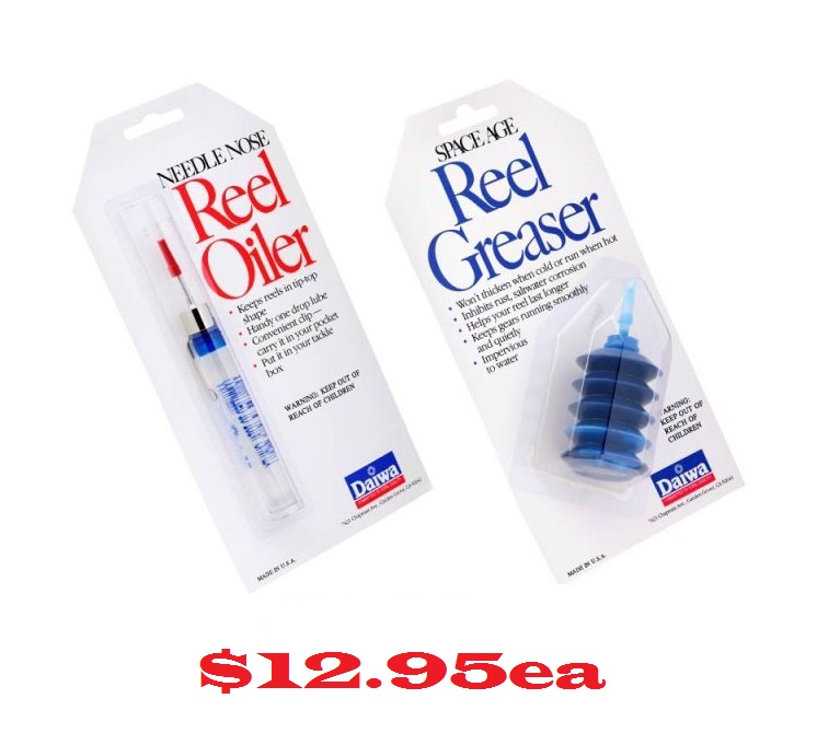 Daiwa Reel Oiler & Greaser - Only $12.95ea -Ray & Anne's Tackle