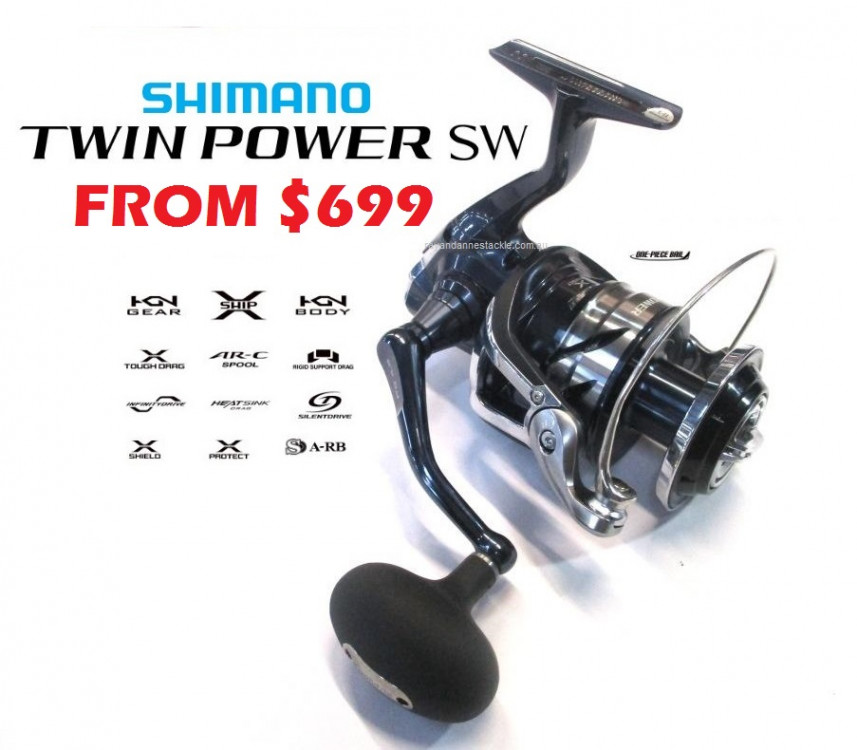 Shimano Twin Power SW -Ray & Anne's Tackle & Marine site