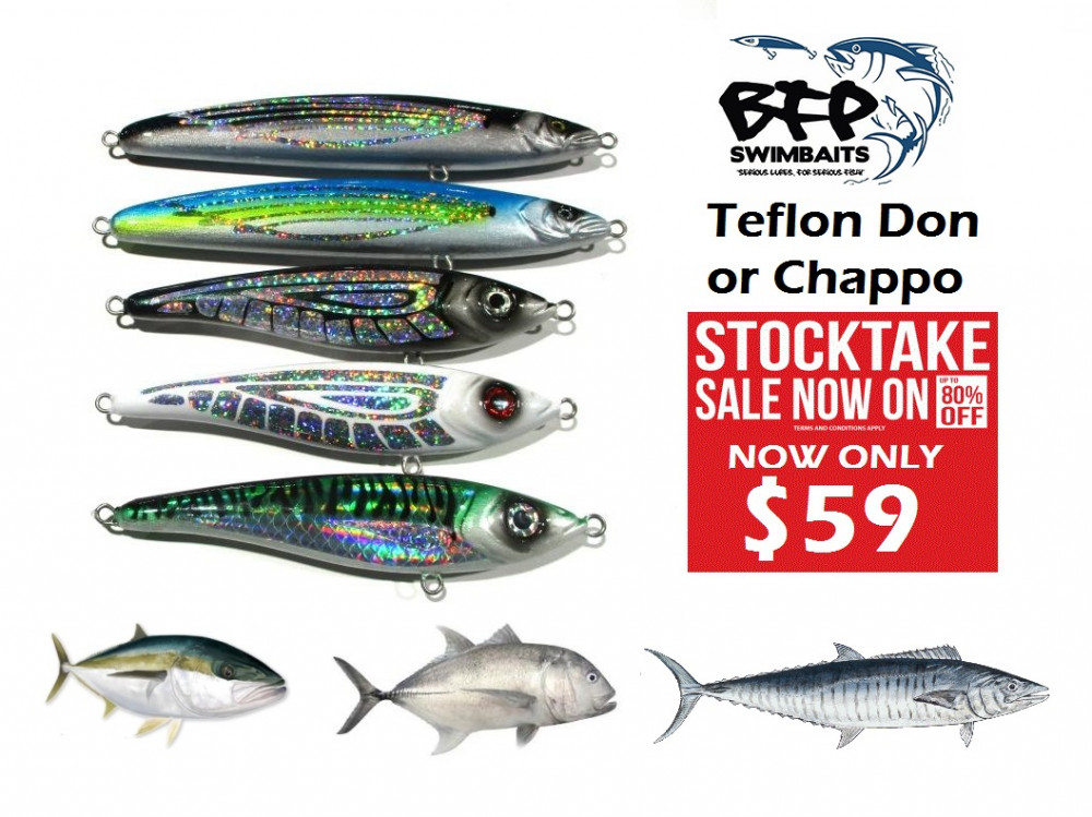 BFP Chappo Swimbaits - Not $89 - Stocktake Sale Price - Only $59