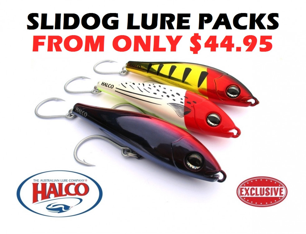 Halco Slidog Topwater Lures Packs From $44.95 -Ray & Anne's Tackle