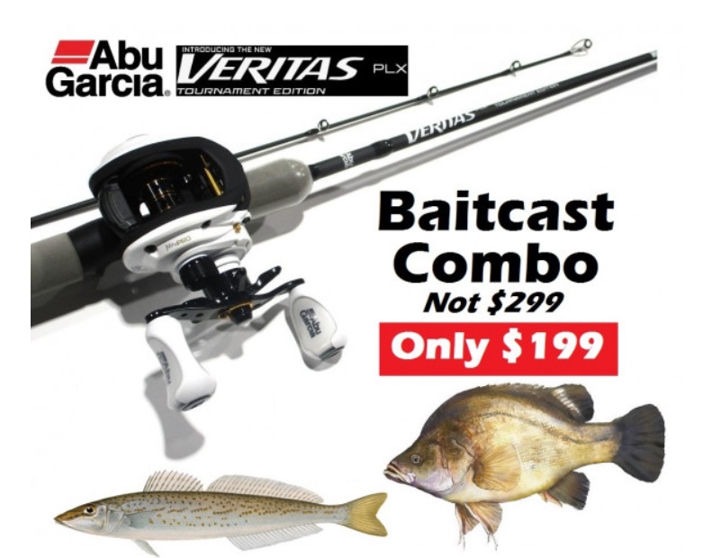 ABU Max Pro Veritas PLX Baitcast Combo - Xmas Special Only $199 -Ray &  Anne's Tackle & Marine site